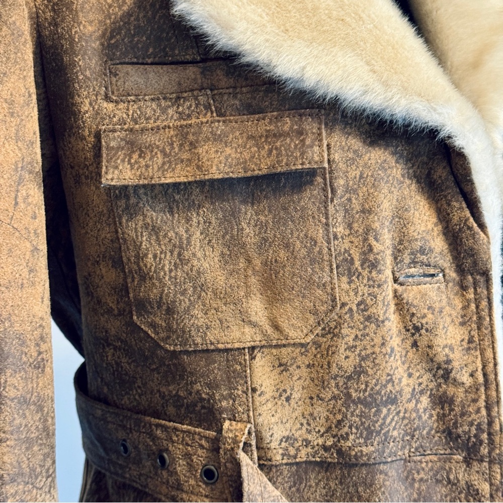 Vintage Moda International Genuine Leather Jacket, Size Small - Picture 4 of 10